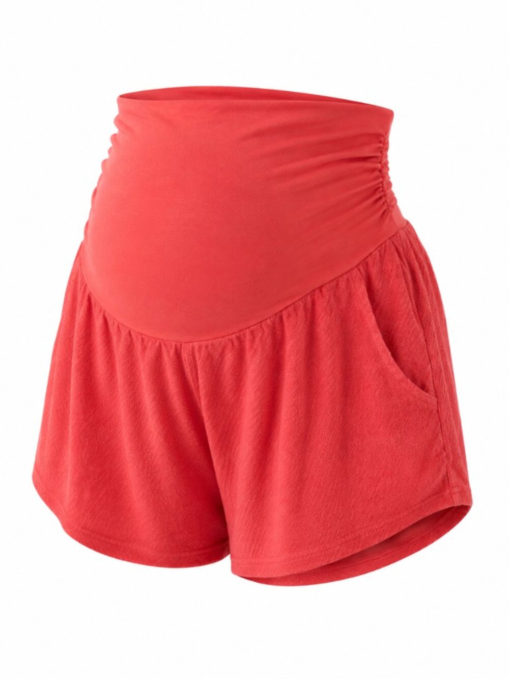 🪩 2/$20 Old Navy Maternity Coral Foldover Waist Lounge Shorts S